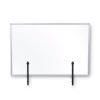 Protector Series Glass Aluminum Desktop Divider, 35.4 x 0.16 x 23.6, Clear1