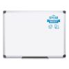 Value Lacquered Steel Magnetic Dry Erase Board, 18 x 24, White, Aluminum2