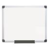 Value Lacquered Steel Magnetic Dry Erase Board, 24 x 36, White, Aluminum Frame2