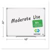 Earth Easy-Clean Dry Erase Board, White/Silver, 36x481