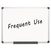 Value Lacquered Steel Magnetic Dry Erase Board, 36 x 48, White, Aluminum Frame1