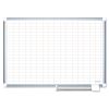 Grid Planning Board, 1 x 2 Grid, 48 x 36, White/Silver1