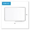 Ruled Planning Board, 48 x 36, White/Silver2