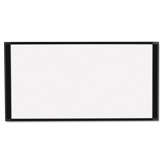 Cubicle Workstation Dry Erase Board, 36 x18, Black Aluminum Frame1