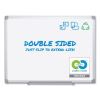 Earth Silver Easy Clean Dry Erase Boards, 48 x 96, White, Aluminum Frame2