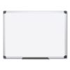 Value Lacquered Steel Magnetic Dry Erase Board, 48 x 96, White, Aluminum Frame1