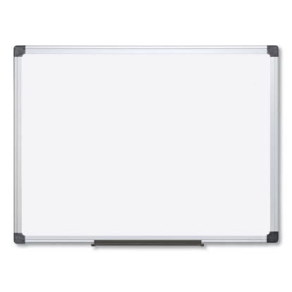 Value Lacquered Steel Magnetic Dry Erase Board, 48 x 96, White, Aluminum Frame1