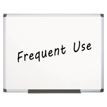 Value Lacquered Steel Magnetic Dry Erase Board, 48 x 72, White, Aluminum Frame1