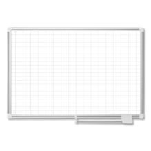 Grid Planning Board, 1 x 2 Grid, 72 x 48, White/Silver1