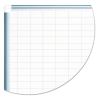 Grid Planning Board w/ Accessories, 1 x 2 Grid, 72 x 48, White/Silver2
