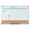 3-in-1 Calendar Planner Dry Erase Board, 36 x 24, Silver Frame1