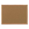 Value Cork Bulletin Board with Oak Frame, 24 x 36, Natural1