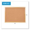 Value Cork Bulletin Board with Oak Frame, 24 x 36, Natural2