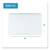 Lacquered steel magnetic dry erase board, 24 x 36, Silver/White2