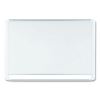 Lacquered steel magnetic dry erase board, 36 x 48, Silver/White1