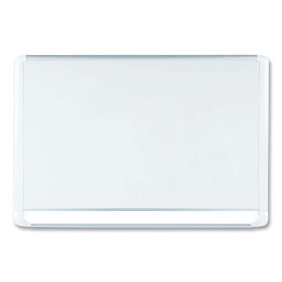 Lacquered steel magnetic dry erase board, 36 x 48, Silver/White1