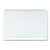 Lacquered steel magnetic dry erase board, 48 x 72, Silver/White1