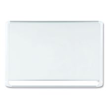 Lacquered steel magnetic dry erase board, 48 x 72, Silver/White1