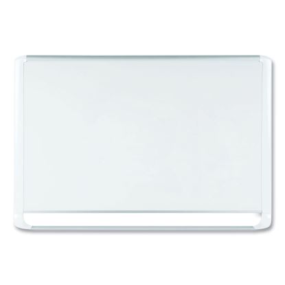 Lacquered steel magnetic dry erase board, 48 x 72, Silver/White1