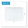 Lacquered steel magnetic dry erase board, 48 x 72, Silver/White2