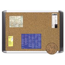 Tech Cork Board, 48x72 Silver/Black Frame1