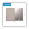 Combo Bulletin Board, Bulletin/Dry Erase, 24X18, Gray Frame2