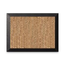 Natural Cork Bulletin Board, 36x24, Cork/Black1