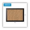 Natural Cork Bulletin Board, 36x24, Cork/Black2