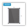 Slim-Line Enclosed Fabric Bulletin Board, 28 x 38, Aluminum Case2