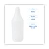 Embossed Spray Bottle, 32 oz, Clear, 24/Carton2
