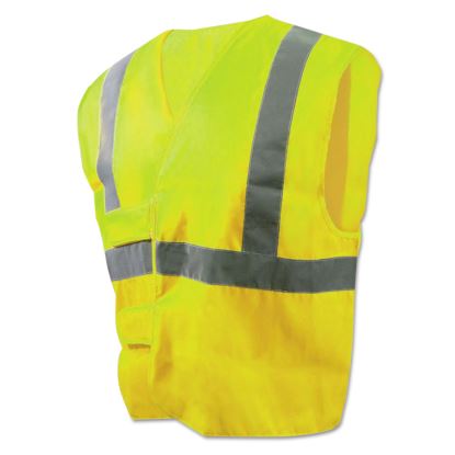 Class 2 Safety Vests, Standard, Lime Green/Silver1