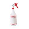 Trigger Spray Bottle, 32 oz, Clear/Red, HDPE, 3/Pack1