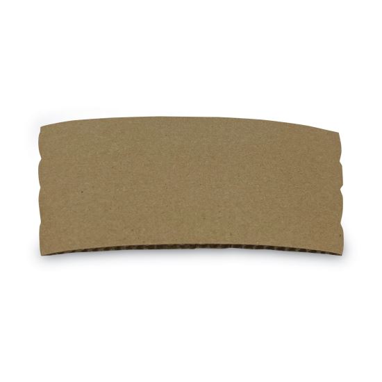 Cup Sleeves, Fits 10 oz to 20 oz Hot Cups, Kraft, 1,200/Carton1