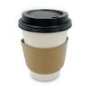 Cup Sleeves, Fits 10 oz to 20 oz Hot Cups, Kraft, 1,200/Carton2