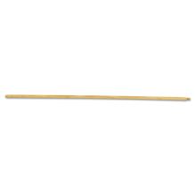 Threaded End Broom Handle, Lacquered Hardwood, 0.94" dia x 54", Natural1