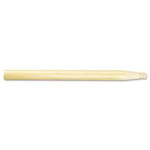 Threaded End Broom Handle, Lacquered Wood, 0.94" dia x 60", Natural1