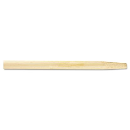 Tapered End Broom Handle, Lacquered Hardwood, 1.13" dia x 54", Natural1