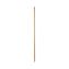 Heavy-Duty Threaded End Lacquered Hardwood Broom Handle, 1.13" dia x 60", Natural1