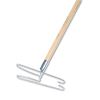 Wedge Dust Mop Head Frame/Lacquered Wood Handle, 0.94" dia x 48" Length, Natural2