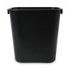 Soft-Sided Wastebasket, 14 qt, Plastic, Black2