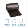 Low-Density Waste Can Liners, 4 gal, 0.35 mil, 17" x 17", Black, 1,000/Carton2