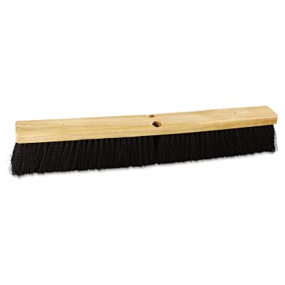 Floor Brush Head, 3" Black Polypropylene Bristles, 24" Brush1