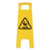 Site Safety Wet Floor Sign, 2-Sided, 10 x 2 x 26, Yellow1