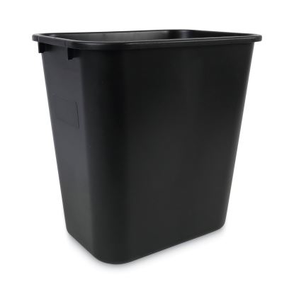 Soft-Sided Wastebasket, 28 qt, Black1