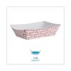 Paper Food Baskets, 2 lb Capacity, Red/White, 1,000/Carton2