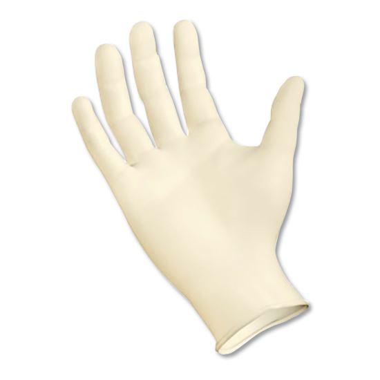 Powder-Free Synthetic Examination Vinyl Gloves, Small, Cream, 5 mil, 1000/Crtn1