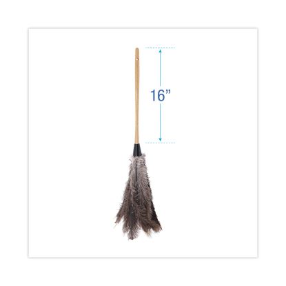 Professional Ostrich Feather Duster, 16" Handle2