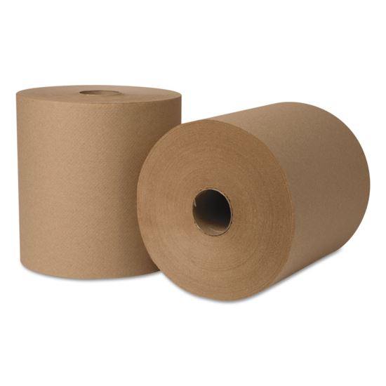 Boardwalk Green Xtra Roll Towels, 1-Ply, 8" x 800 ft, Natural, 330 Rolls/55 Cartons/Pallet1