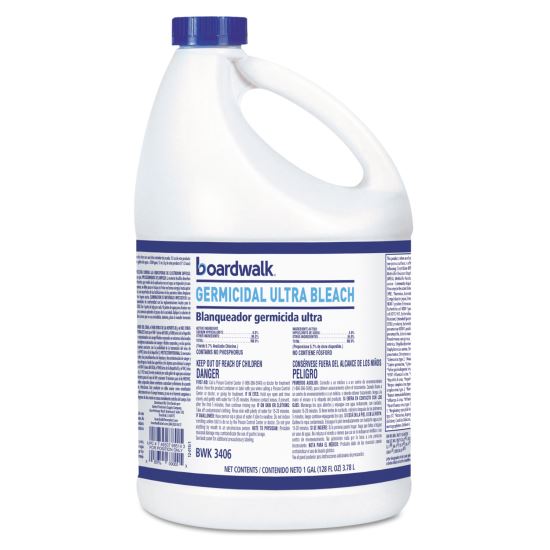 Ultra Germicidal Bleach, 1 gal Bottle, 6/Carton1