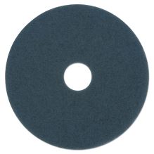 Scrubbing Floor Pads, 13" Diameter, Blue, 5/Carton1